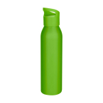 Enkelwandige RVS drinkfles van gerecycled staal 650 ml kleur neon groen