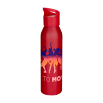 Enkelwandige RVS drinkfles van gerecycled staal 650 ml