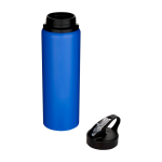 Enkelwandige RVS drinkfles van gerecycled staal 800 ml kleur koningsblauw tweede weergave
