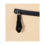 Waterdichte rolltop rugzak van kunstleer voor laptop 15” kleur ivoor weergave detail 1