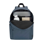 Duurzame urban rugzak, waterafstotend 16 L voor laptop 14” kleur cyaan blauw tweede weergave