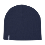 Veelzijdige ribgebreide muts, ideaal voor koud weer kleur marineblauw tweede weergave voorkant