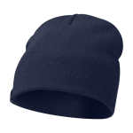 Veelzijdige ribgebreide muts, ideaal voor koud weer kleur marineblauw