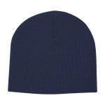 Veelzijdige ribgebreide muts, ideaal voor koud weer kleur marineblauw tweede weergave achterkant