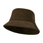 Buckethat van gerecycleerde corduroy en katoen 280 g/m² kleur donkergroen