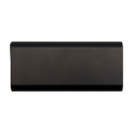 Powerbank van gerecycled aluminium, ideaal voor laptops 20.000 mAh kleur zwart tweede weergave voorkant