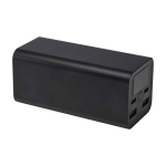 Powerbank van gerecycled aluminium, ideaal voor laptops 20.000 mAh kleur zwart tweede weergave