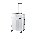 Uitschuifbare trolley van sterk gerecycled plastic kleur zilver