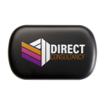 Siliconen oordopjes van hoge kwaliteit voor slapen, studeren of reizen kleur zwart weergave tampondruk