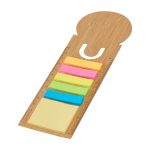 Meetlat met gekleurde kleine en grote post-its kleur naturel