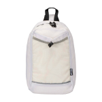 Schoudertas met drinksysteem van waterdicht gerecycled materiaal 6 L kleur zand tweede weergave voorkant