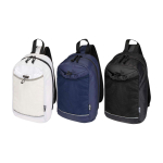 Schoudertas met drinksysteem van waterdicht gerecycled materiaal 6 L kleur marineblauw tweede weergave meerdere kleuren