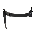 Running heuptas met meerdere vakken en reflecterende details kleur zwart derde weergave