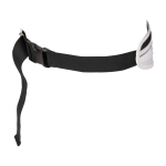 Running heuptas met meerdere vakken en reflecterende details kleur zand derde weergave