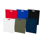 Extra sterke draagtas van gerecycled non-woven materiaal 5 L kleur wit tweede weergave meerdere kleuren