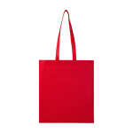 Handige tas van scheurbestendig gerecycled non-woven materiaal 6 L kleur rood tweede weergave voorkant