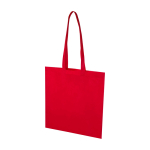 Handige tas van scheurbestendig gerecycled non-woven materiaal 6 L kleur rood