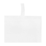 Handige tas van scheurbestendig gerecycled non-woven materiaal 6 L kleur wit weergave detail 1