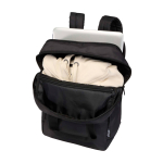 Duurzame multifunctionele reistas met laptopvak 9 L 14” kleur zwart derde weergave