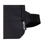 Reis-schoudertas van gerecycled polyester met compartiment 1 L kleur zwart weergave detail 1