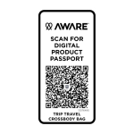 Reis-schoudertas van gerecycled polyester met compartiment 1 L kleur zwart derde weergave