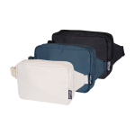 Reis-schoudertas van gerecycled polyester met compartiment 1 L kleur zwart tweede weergave meerdere kleuren