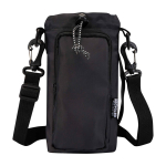 Reistas voor flessen gemaakt van milieuvriendelijke materialen 2 L kleur zwart tweede weergave voorkant