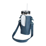 Reistas voor flessen gemaakt van milieuvriendelijke materialen 2 L kleur cyaan blauw derde weergave