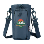 Reistas voor flessen gemaakt van milieuvriendelijke materialen 2 L kleur cyaan blauw