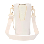 Reistas voor flessen gemaakt van milieuvriendelijke materialen 2 L kleur gebroken wit tweede weergave achterkant