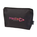 Duurzame reistoilettas met hoofdvak 2 L kleur zwart