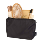 Duurzame reistoilettas met hoofdvak 2 L kleur zwart tweede weergave