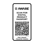 Duurzame reistoilettas met hoofdvak 2 L kleur zwart derde weergave