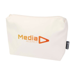 Duurzame reistoilettas met hoofdvak 2 L kleur gebroken wit