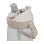 Tritan™ drinkfles met opklapbaar rietje 750 ml kleur doorzichtig weergave detail 2