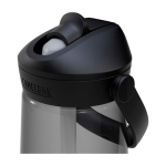 Tritan™ drinkfles met opklapbaar rietje 750 ml kleur grafiet weergave detail 1