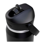 RVS drinkfles 750 ml kleur zwart weergave detail 2