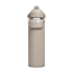 RVS drinkfles 750 ml kleur lichtgrijs tweede weergave voorkant