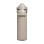 RVS drinkfles, schokbestendig 750 ml kleur lichtgrijs tweede weergave voorkant
