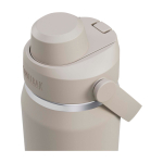 RVS drinkfles, schokbestendig 750 ml kleur lichtgrijs weergave detail 2