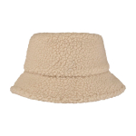 Bucket hat van sherpa die warmte en lichtheid combineert kleur ivoor tweede weergave voorkant