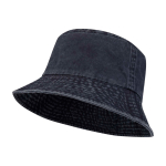 Bobhoed van gewassen katoen met tijdloos design 245 g/m² kleur marineblauw