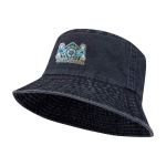 Bobhoed van gewassen katoen met tijdloos design 245 g/m² kleur marineblauw