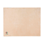 Gerecycleerde sherpa deken met zachte textuur 126 x 152 cm kleur ivoor