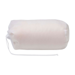 Gerecycleerde sherpa deken met zachte textuur 126 x 152 cm kleur ivoor tweede weergave met doos