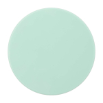 Elegante openschuifbare make-upspiegel voor snelle touch-ups kleur mist groen tweede weergave voorkant