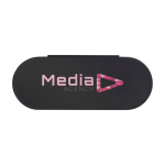 Manicureset met alle essentiële verzorgingstools kleur zwart weergave tampondruk