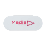 Manicureset met alle essentiële verzorgingstools kleur wit weergave tampondruk