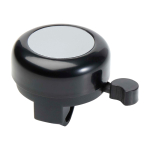 Fietsbel van aluminium en plastic met helder geluid kleur zwart