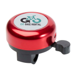 Fietsbel van aluminium en plastic met helder geluid kleur rood weergave tampondruk